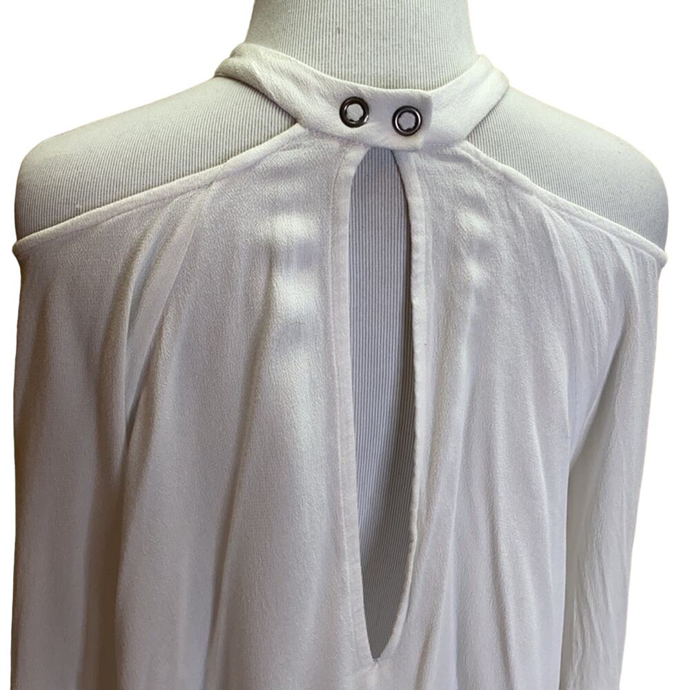 Free People Rayon Drift Away Blouse / Dress in Ivory Size Small - Picture 7 of 11